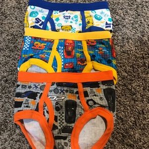 Disney cars themes toddles underwear set of 4